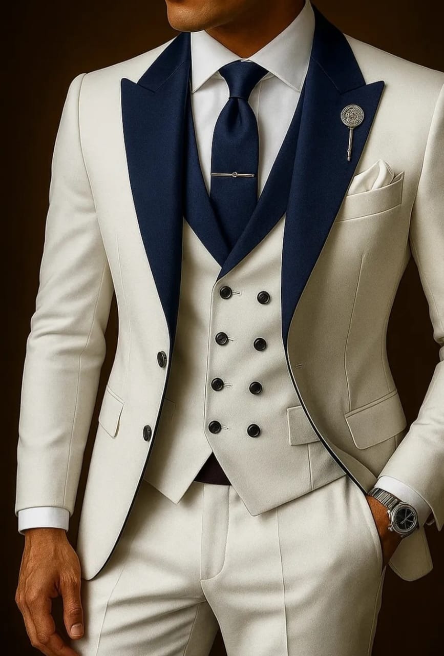 Man 5 piece suit with 100% cotton fabric-2